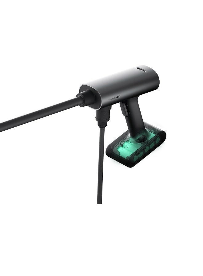 هوتو مسدس غسيل قوي لاسلكي 20 فولت - منظف قوي محمول خفيف الوزن، مضخة ضغط عالية، خرطوم بطول 6 أمتار و5 أوضاع رش، بطارية USB C - Image 2