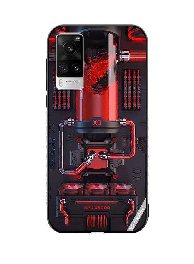 VR CREATIVE Protective Case Cover For Vivo X60 Pro Red X9 Design Multicolour - Image 1
