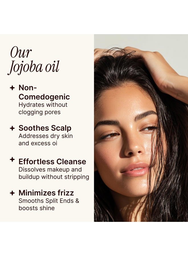 SOULSATION Cliganic SOULSATION Non-GMO Jojoba Oil for Skin, Hair & Face | 100% Pure, Natural Cold Pressed (6oz) - Image 4