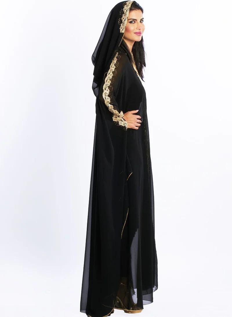 hayas closet Embellished Abaya