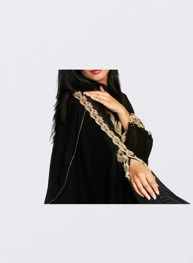 hayas closet Embellished Abaya
