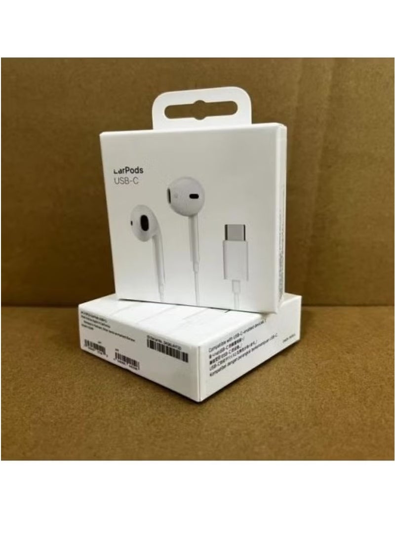 Gravity USB-C Wired Headphones Type C Earphones for iPhone 15 PRO Max, iPod with Microphone & Noise Cancelling in-Ear Headset - Image 1