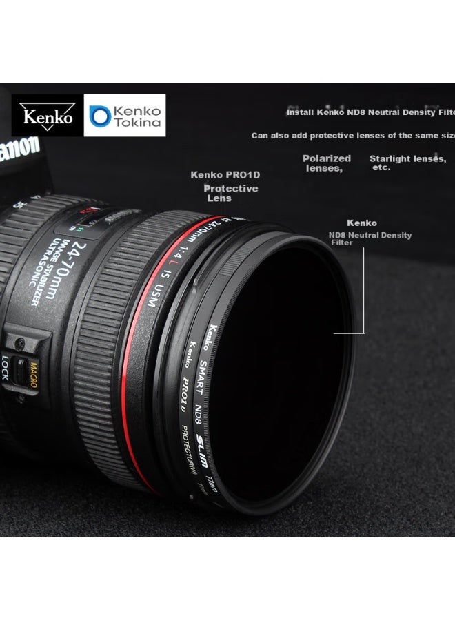 Kenko Nd8 Slim Neutral Density Filter 72Mm - Image 2