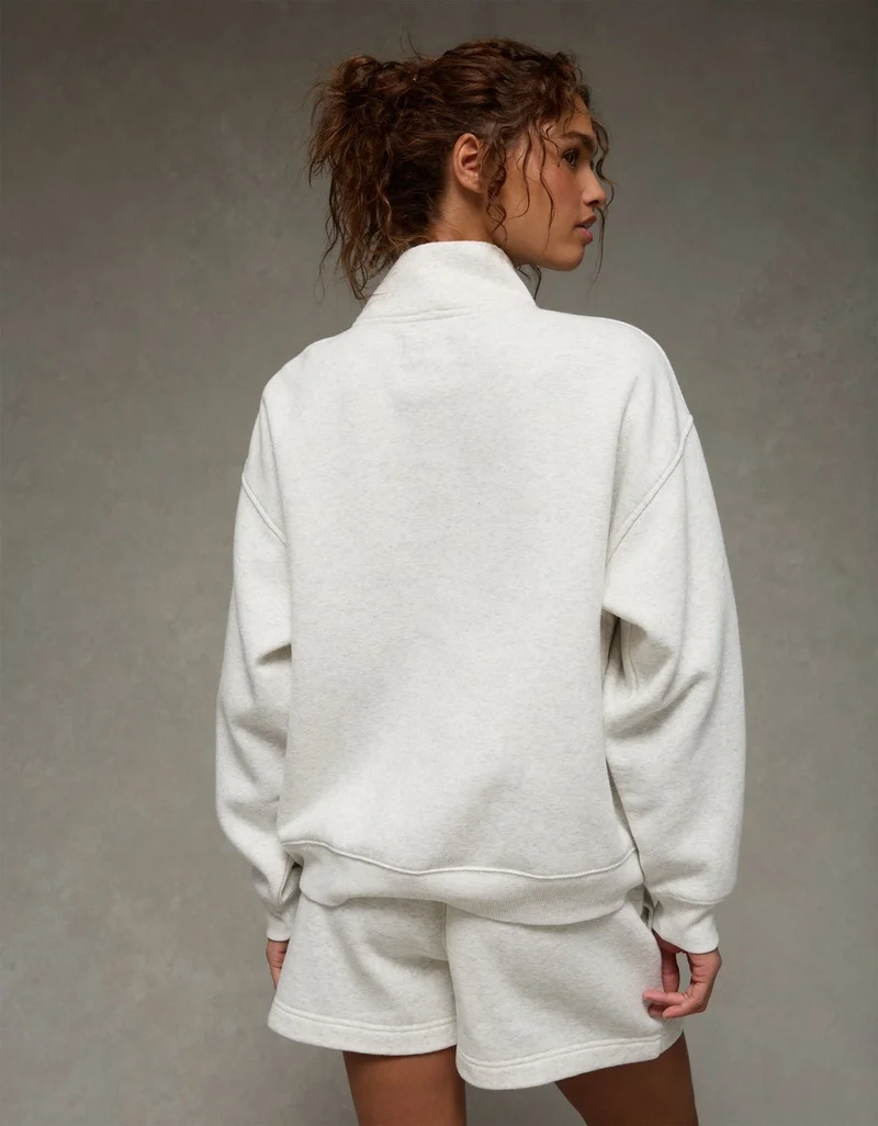 American Eagle AE Everyday Luxe Quarter-Zip Sweatshirt