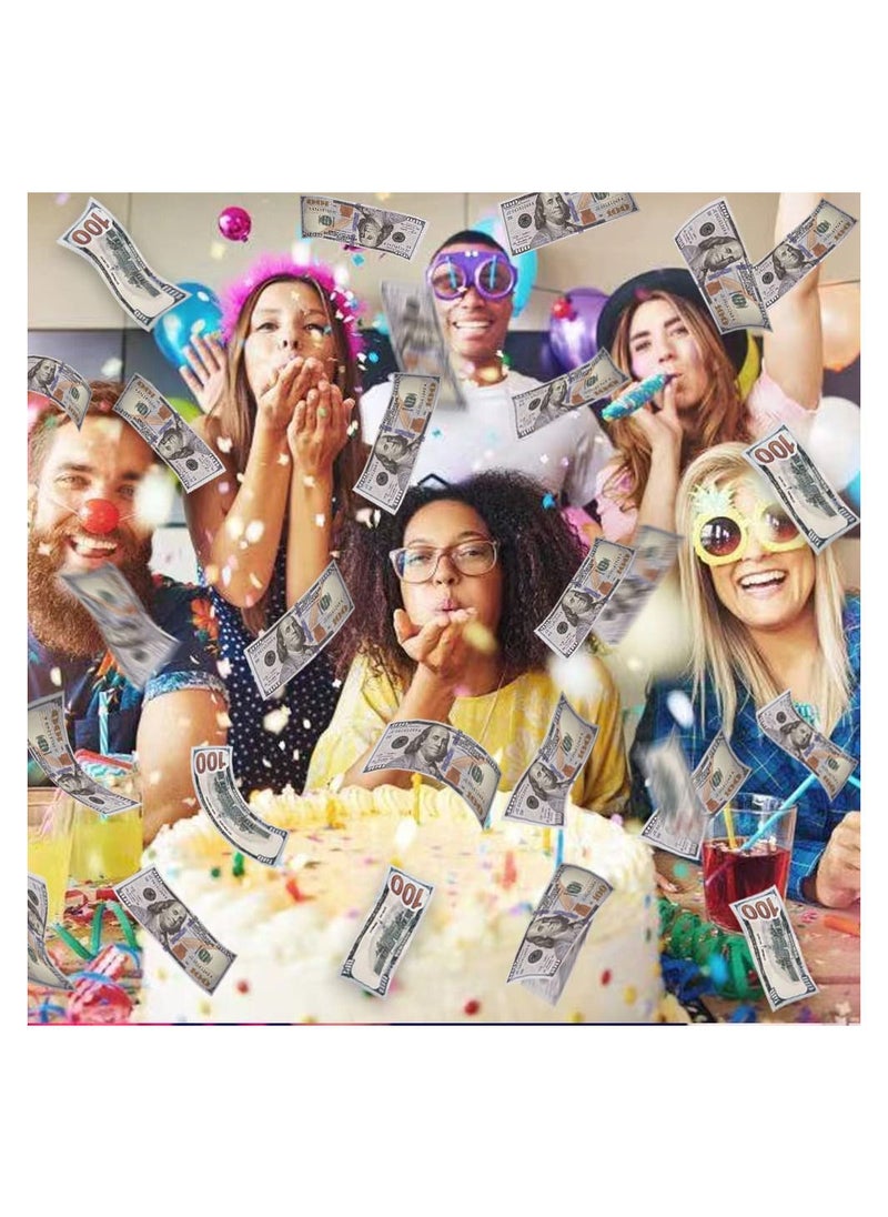 MissTiara - 200 Pieces Prop Money Full Print 2 Sided Motion Picture Money Face Money Dollar Bills Realistic Money Stacks,Copy Money Play Money That Looks Real for Movie, TV, Videos - Image 1