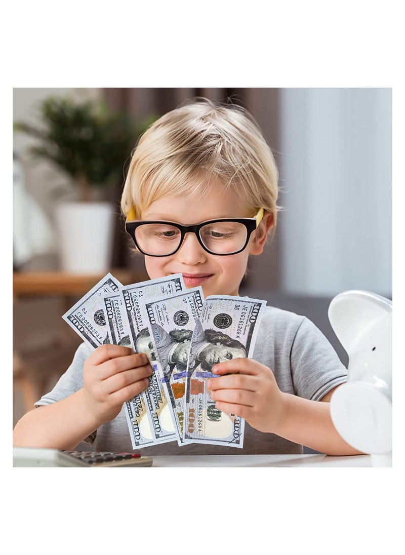 MissTiara - 200 Pieces Prop Money Full Print 2 Sided Motion Picture Money Face Money Dollar Bills Realistic Money Stacks,Copy Money Play Money That Looks Real for Movie, TV, Videos - Image 1