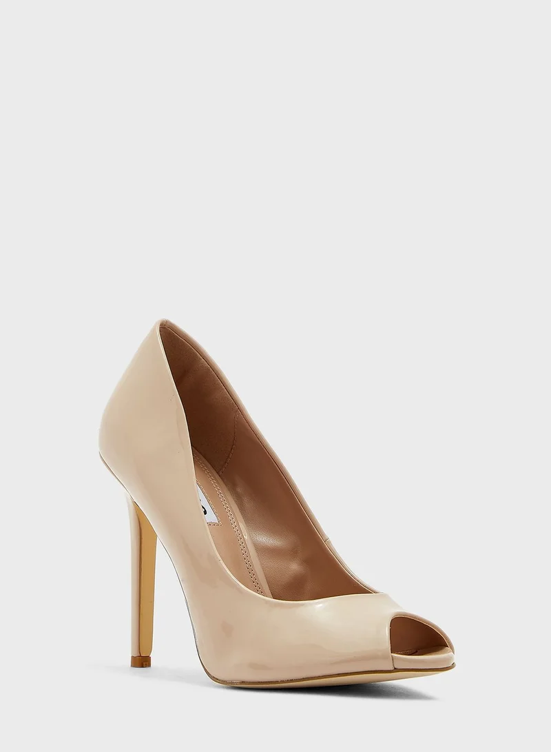 Dune London Capella Peep Toe Stilleto Pumps