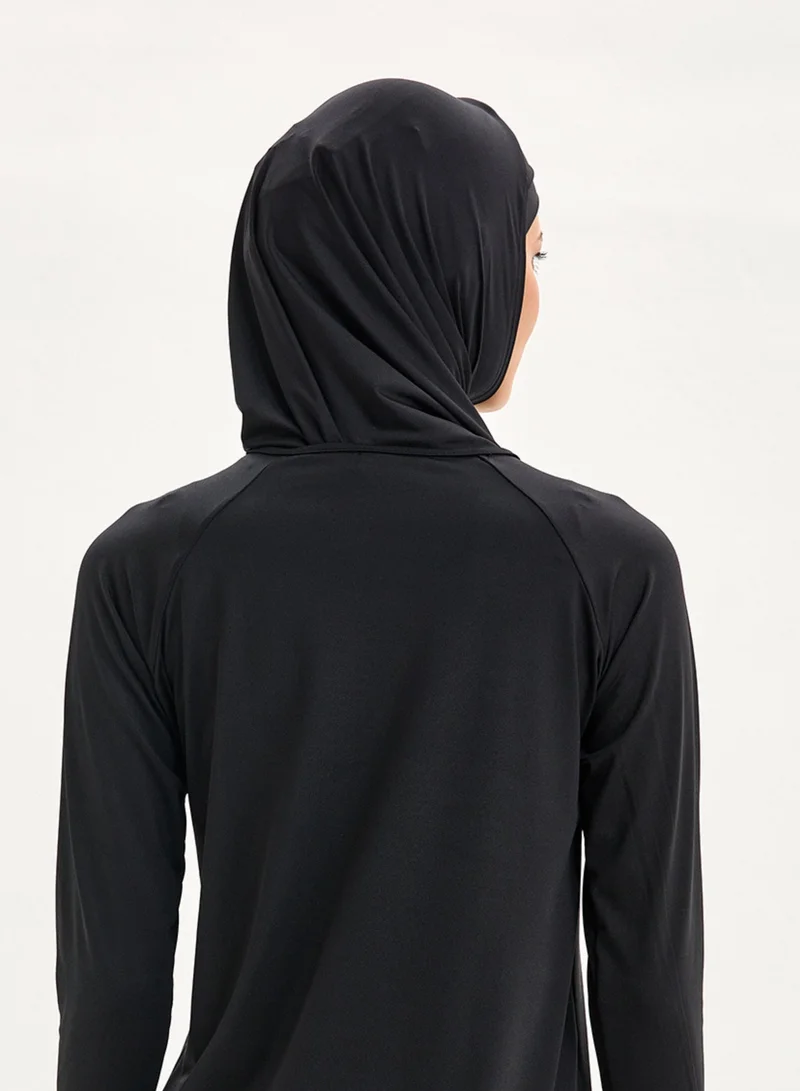Rivamare Black Noor Burkini 5-Piece Modest Swimwear Set for Women | Best Price UAE