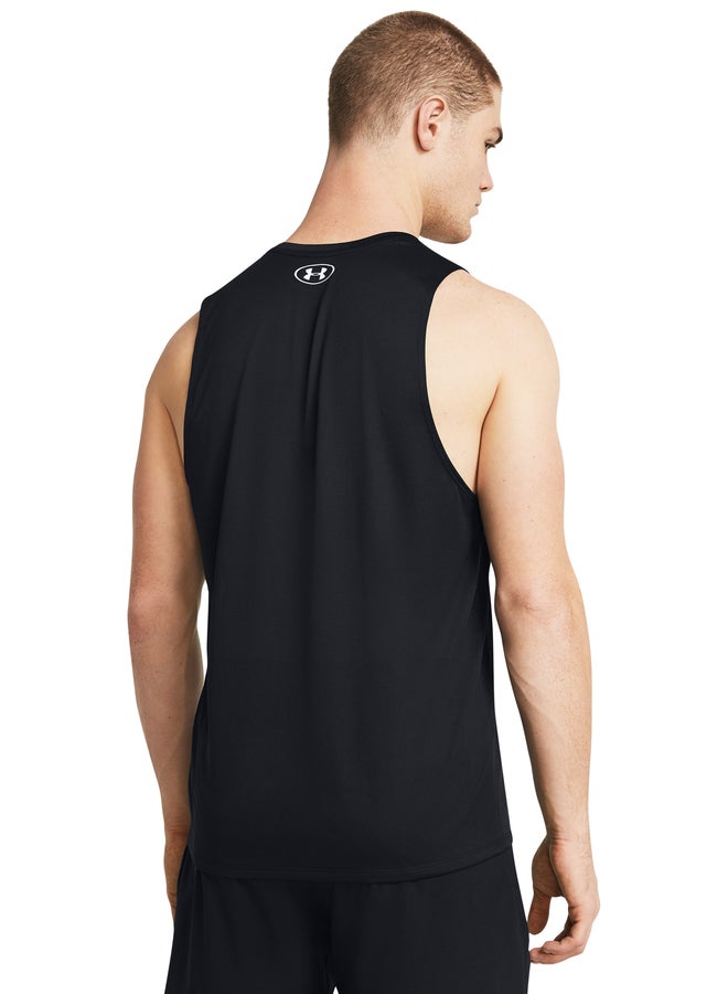 UNDER ARMOUR Logo Print Round Neck Tank  - Image 2