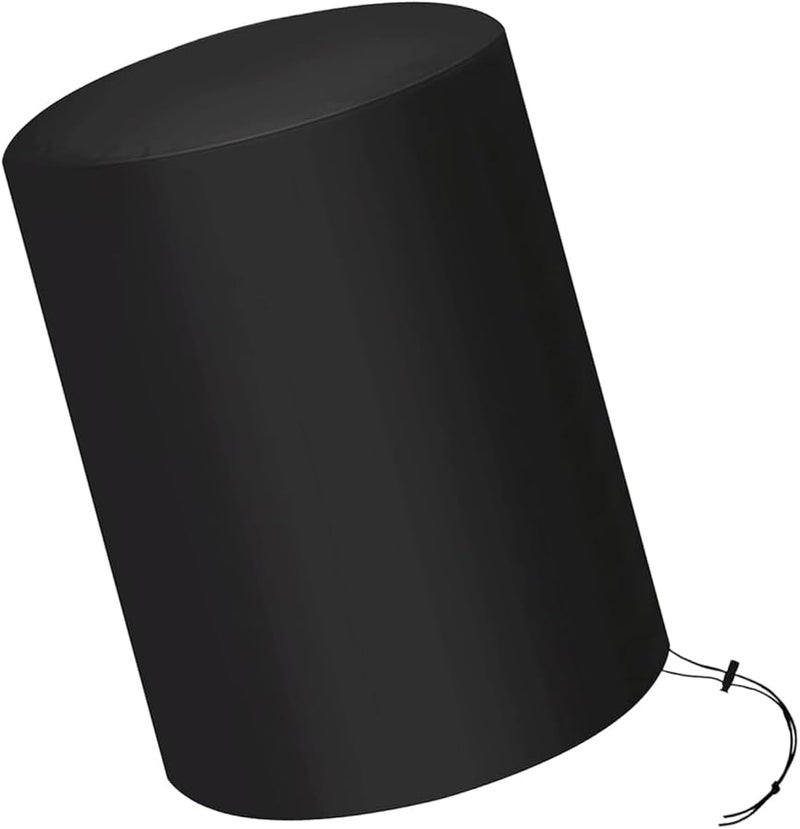 420D Oxford Fabric Windproof Patio Heater Pit Cover Adjustable Fastening Rain Protector - Image 1