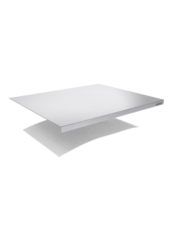 كورفوس ألواح تقطيع من الفولاذ المقاوم للصدأ 304 مقاس 40 × 30 سم - Image 1