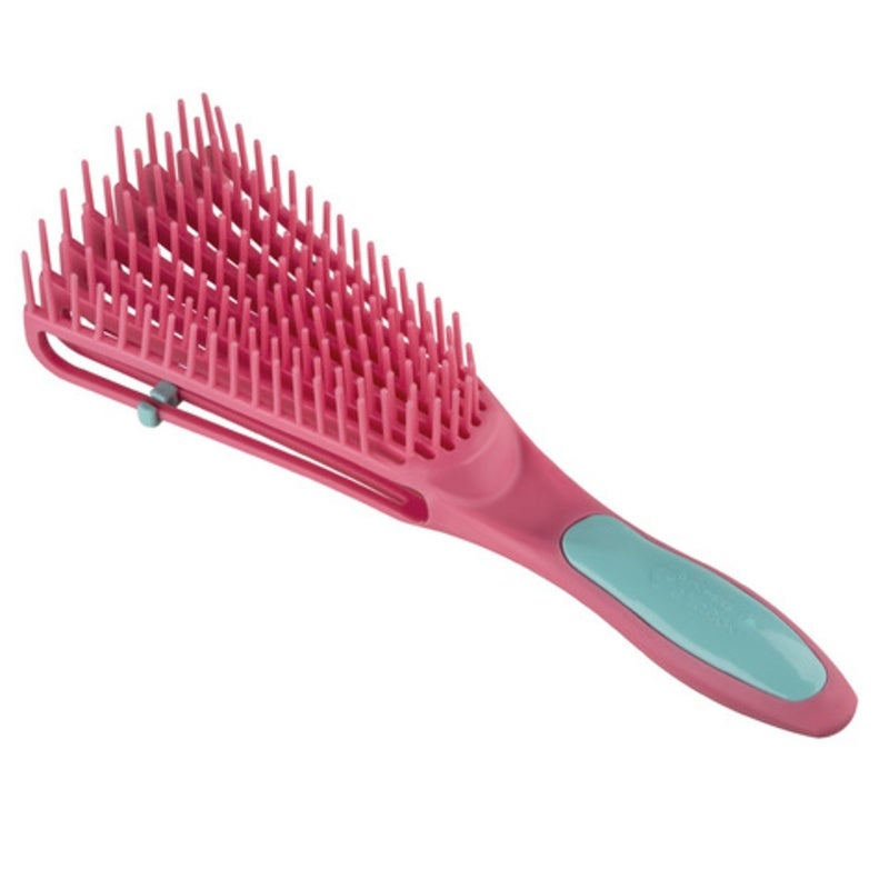 Dompel silicon brush curly hair/Pink