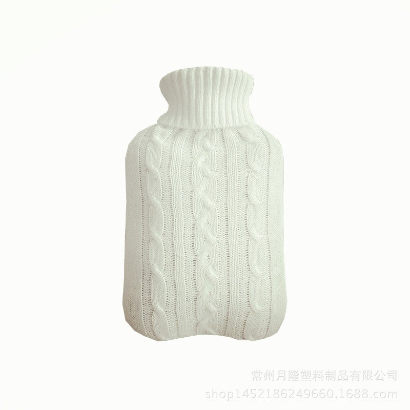 Export 2000Ml Water Bag Knitted Cover Large Cloth Cover Water-Filled Water Bag Flannel Bag - Image 1