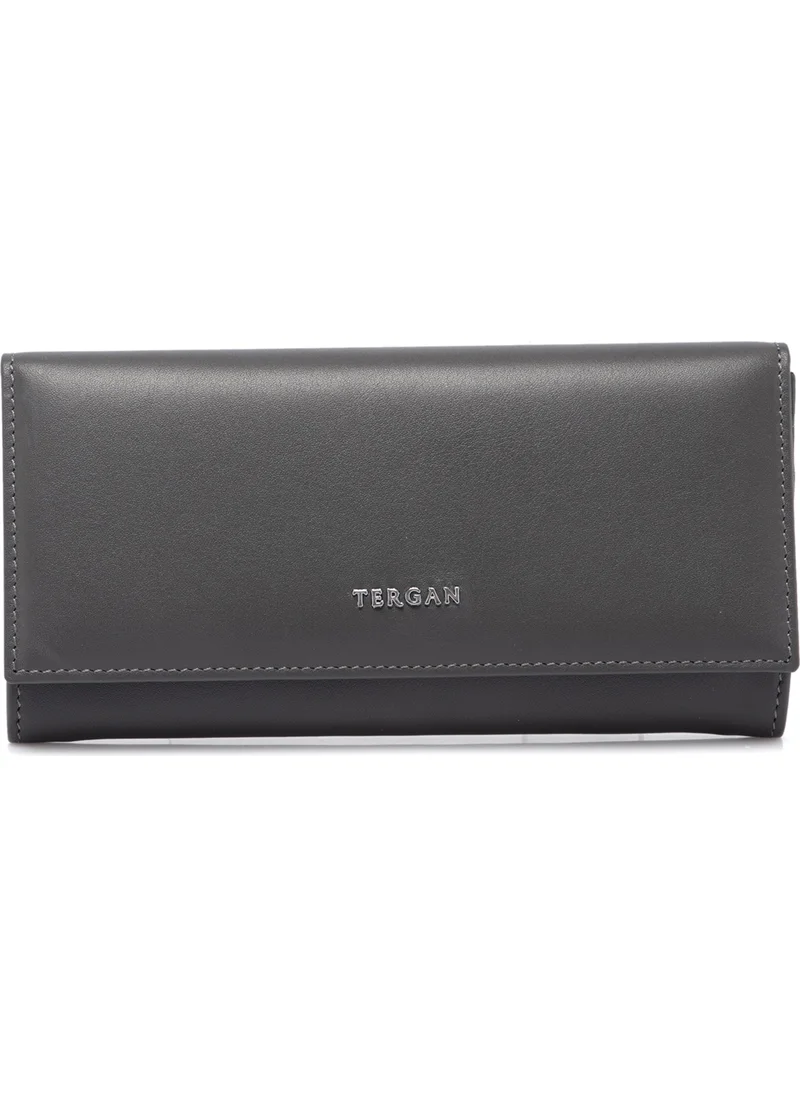 Tergan Gray Leather Women's Wallet 05807E80