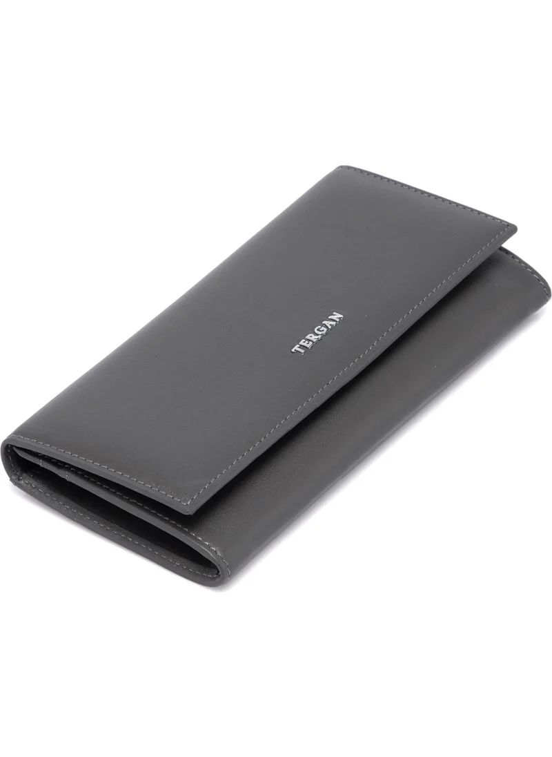 Tergan Gray Leather Women's Wallet 05807E80