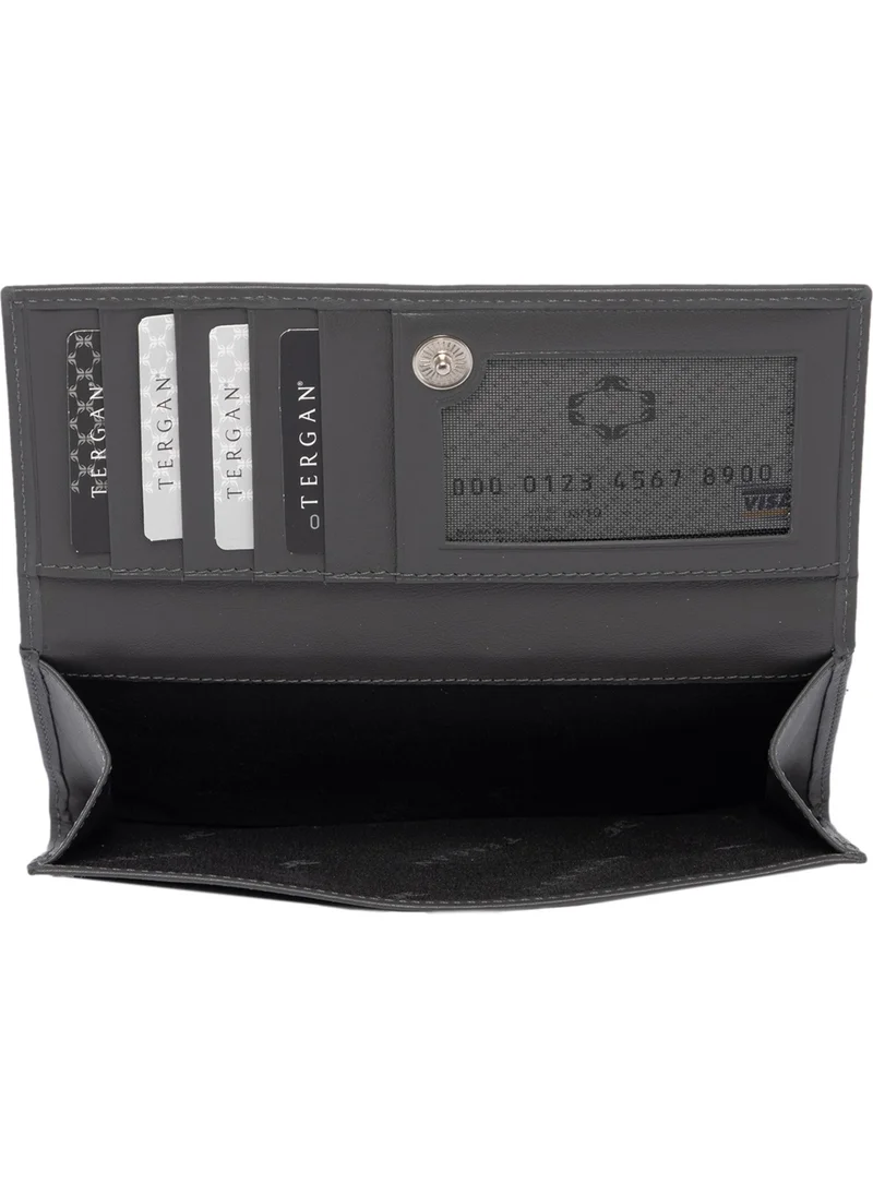 Tergan Gray Leather Women's Wallet 05807E80