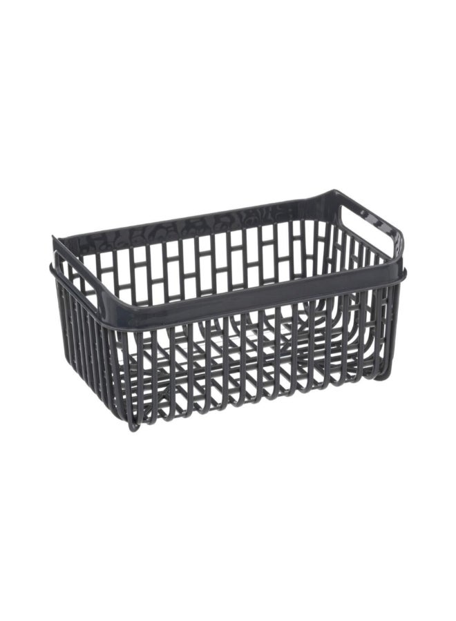 Five Simply Smart Tidy Fridge Organizer Box Clear and Grey Small 189617 - Image 3