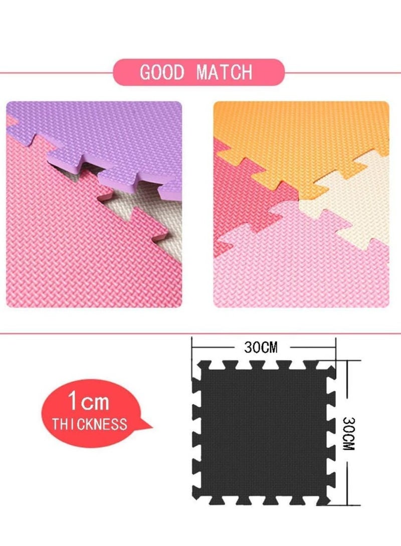 Patchwork Floor Mat, Baby Puzzle Floor Mat, Home Patchwork Carpet For Crawling Mat Game Mat Exercise Mat Floor Protector, Puzzle Exercise Mat, Eva Foam Mat With Interlocking Floor Tiles, Foam Fitness Mat, Protective Floor Mat - Image 2