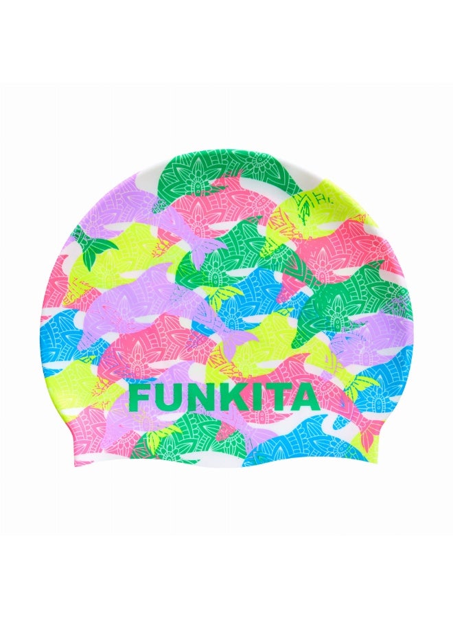 FUNKITA Swimming Cap Pastel Porpie 100% Silicone