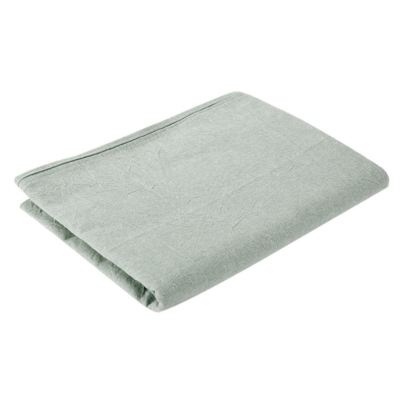 Beauty Salon Massage SPA Couch Cover Soft Cotton Bed Cover With Face Breath Hole Green - Image 1