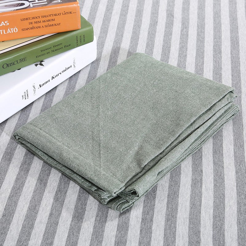 Beauty Salon Massage SPA Couch Cover Soft Cotton Bed Cover With Face Breath Hole Green - Image 5