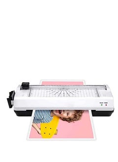 A4 Laminator 5 in 1 Thermal Laminating Pouches, Paper Trimmer, Corner Rounder Machine for Home Office School Fast Warm-up and No Bubbles
