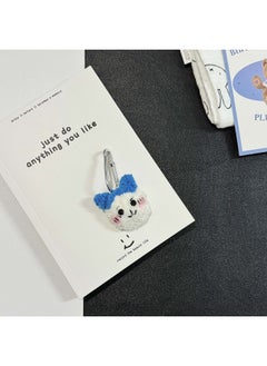 Bear Plush Knitted Cute Suitable For Smart For Apple Airtag Tracker Case Anti-lost Device Protective Cover Soft Positioning-Color:Hachi-Applicable Models:For Apple Airtag Protective Case