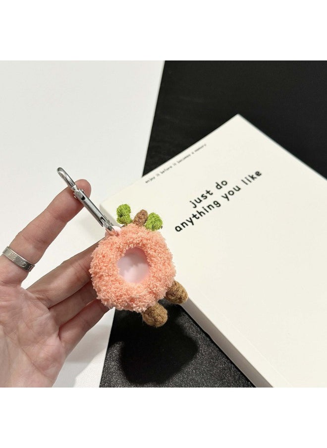Generic - Bear Plush Knitted Cute Suitable For Smart For Apple Airtag Tracker Case Anti-lost Device Protective Cover Soft Positioning-Color:Hachi-Applicable Models:For Apple Airtag Protective Case - Image 1