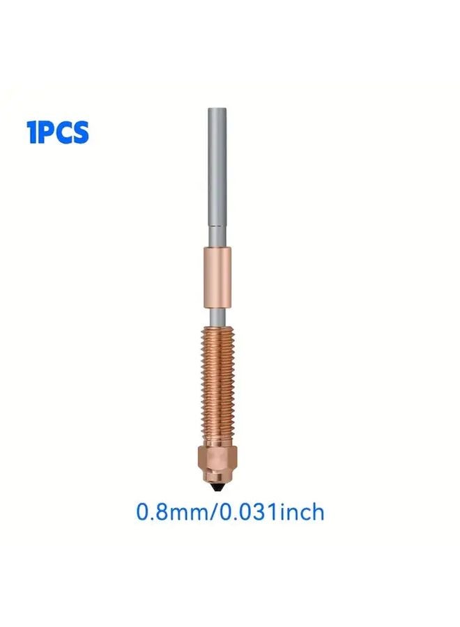 1PCS 0 8mm Nozzle For Creality K1C Ender 3 V3 V3 Plus 3D Printers Quick Swap - Image 1