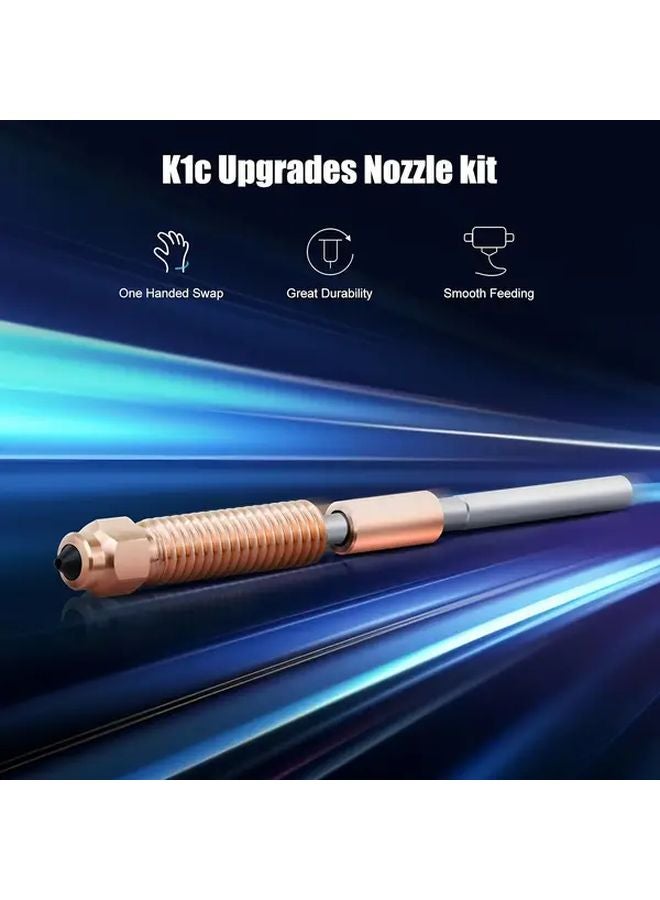 1PCS 0 8mm Nozzle For Creality K1C Ender 3 V3 V3 Plus 3D Printers Quick Swap - Image 4