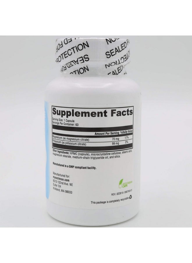 MYOXCIENCE Diy Electrolyte ; 99 Mg Potassium And 50 Mg Magnesium Citrate Per Cap In Bioavailable Forms  - Image 3