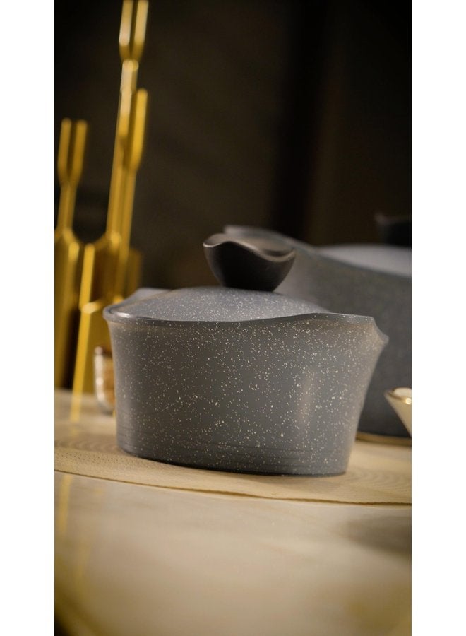 Glory Granite Pot Premium Size 32 cm Grey - Image 4