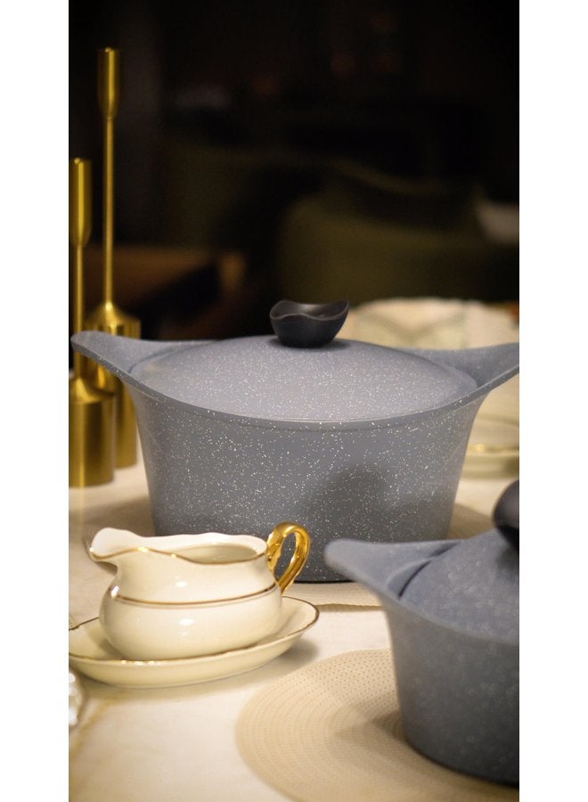 Glory Granite Pot Premium Size 32 cm Grey - Image 2