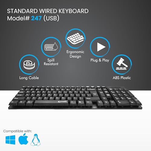 Prodot Set of 3 High-Performance Floated Key Keyboard Mouse Combo with USB HUB for Computer, Laptop, PC - Image 5