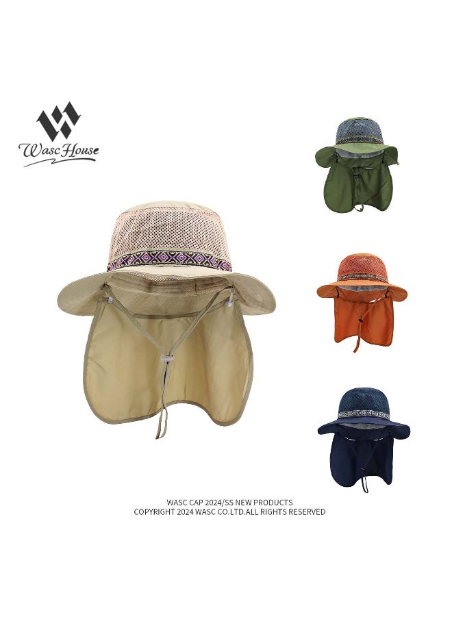 NIBEMINENT Fashionable Bucket Cap Sun Hat With Adjustable Buckle For Daily Wear And Outdoor Sports For Men Women  - Image 2