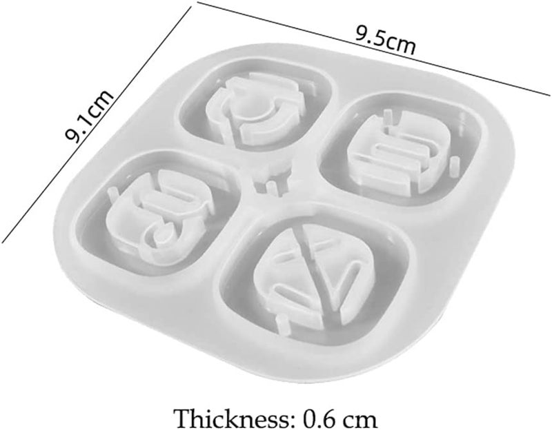 ARTOOL Silicone Zodiac Sign Resin Mold for Jewellery Keychains Pendant Epoxy Resin Art Mould DIY Zodiac Art and Craft Set of 3 (A89) - Image 2