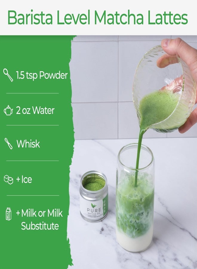 Pure Matcha بيور ماتشا كو | مسحوق شاي ماتشا أخضر فاخر للاستخدامات الاحتفالية | منشأ ياباني أصيل | خالي من السكر | 30 غرام، 1.06 أونصة - Image 3