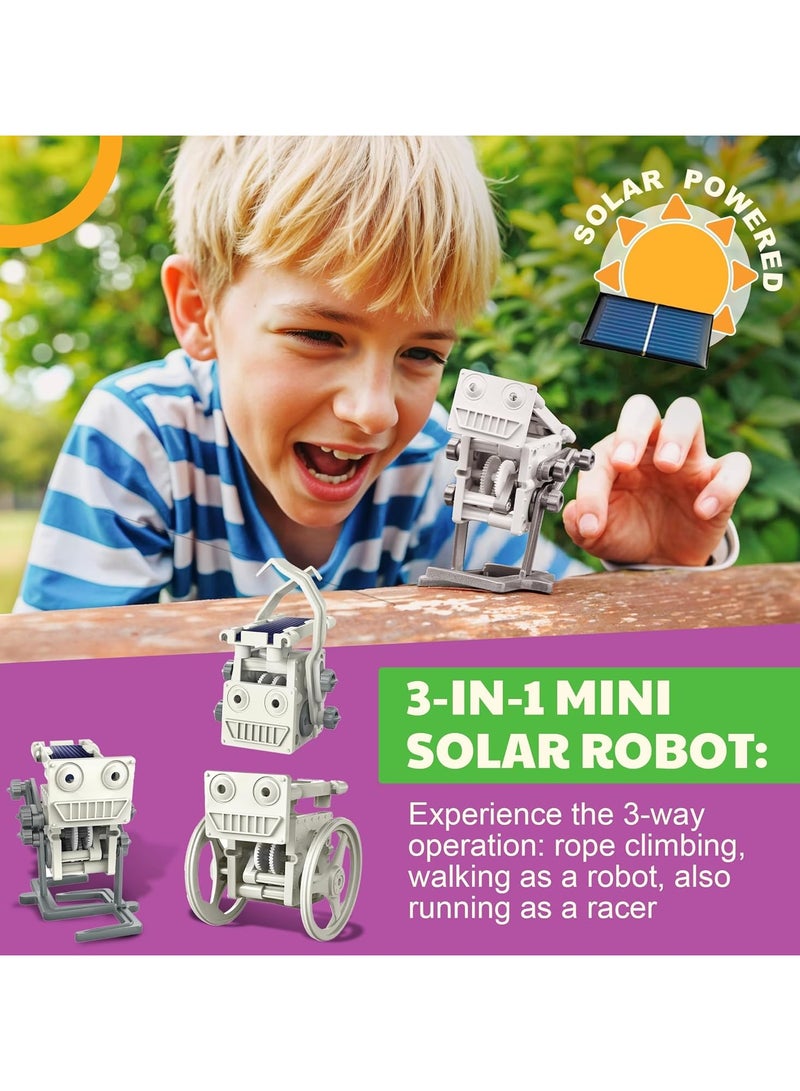 4M Engineering Solar Robot – Build and Power a Moving Robot Using Solar Energy – Learn STEM & Eco Engineering with Hands-On DIY Kit – No Batteries Required – Ideal for Ages 8+ - Image 5