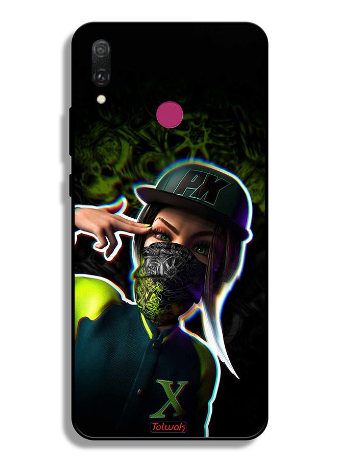 Tolwak Huawei Y9 (2019) Protective Case Cover Girls Aesthetic Art  - Image 2