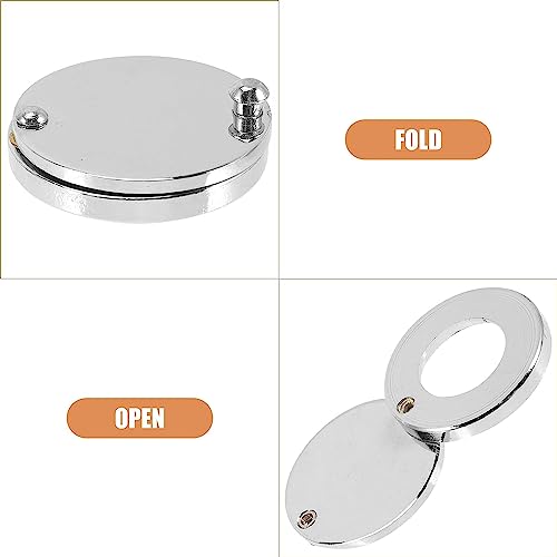 Fanshuge Peephole Cover, Peep Hole Covers for Door - Home Security Privacy Protection with Self-Adhesive Installation Tools（Silver） - Image 4