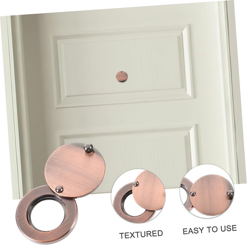 Fanshuge Peephole Cover, Peep Hole Covers for Door - Home Security Privacy Protection with Self-Adhesive Installation Tools（Silver） - Image 3