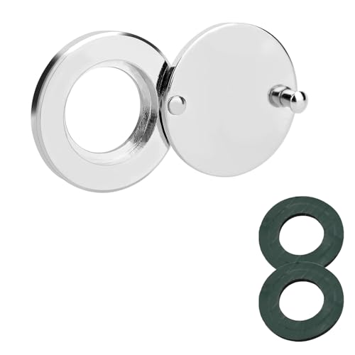 Fanshuge Peephole Cover, Peep Hole Covers for Door - Home Security Privacy Protection with Self-Adhesive Installation Tools（Silver） - Image 1