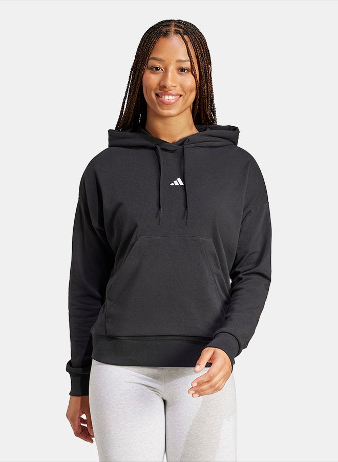 Adidas Essentials Small Logo French Terry Hoodie - Image 3