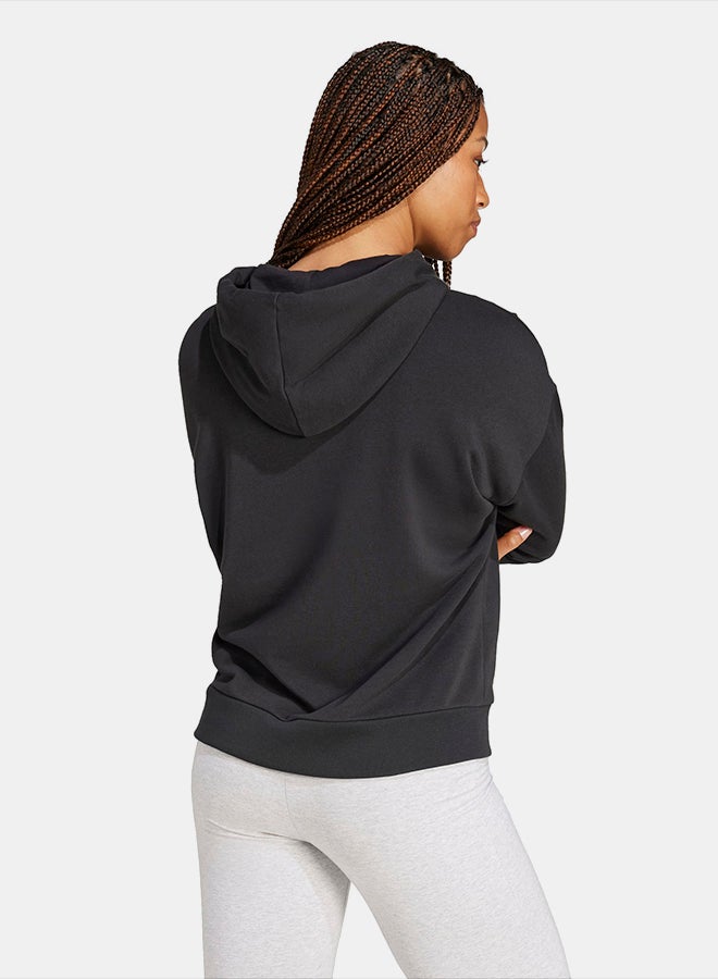 Adidas Essentials Small Logo French Terry Hoodie - Image 4