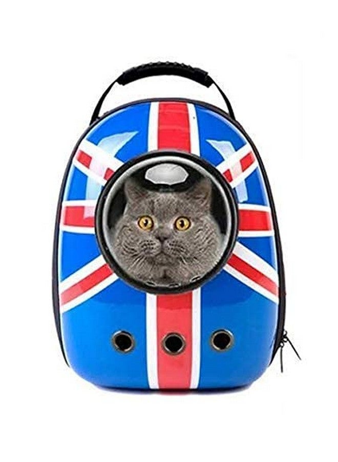 British Flag Astronaut Capsule Breathable Backpack Carrier For Dog, Cat - Color And Design May Vary - Image 1