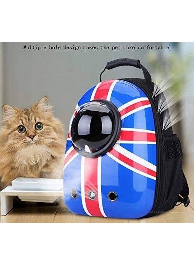 British Flag Astronaut Capsule Breathable Backpack Carrier For Dog, Cat - Color And Design May Vary - Image 3