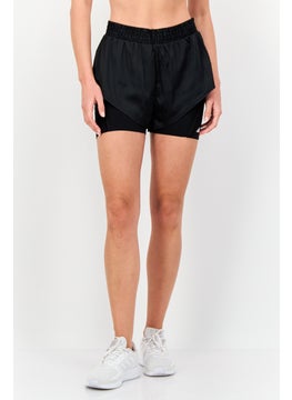 Adidas Women Sportswear Fit Training Shorts, Black  - Image 1