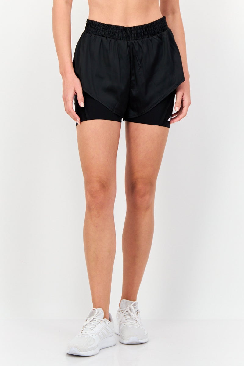 Adidas Women Sportswear Fit Training Shorts, Black  - Image 1