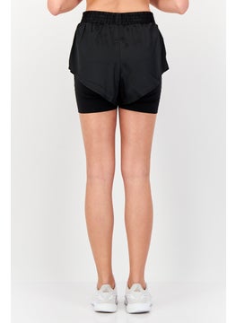 Adidas Women Sportswear Fit Training Shorts, Black  - Image 4