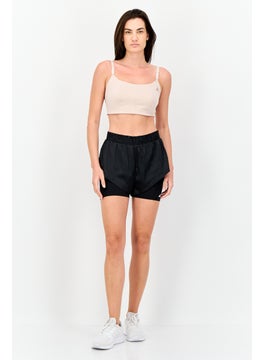 Adidas Women Sportswear Fit Training Shorts, Black  - Image 3